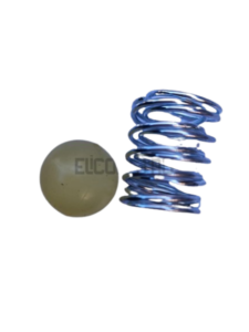 Mola c/ esfera de borracha